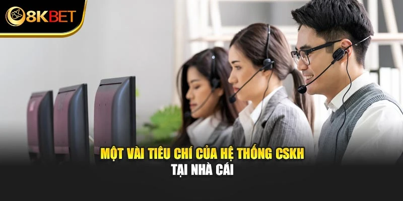 Một vài tiêu chí của hệ thống CSKH tại nhà cái